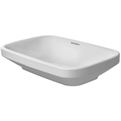 Duravit DuraStyle 349600000 Раковина шлифованный вариант, без перелива, без площадки под смес., включая крепление, 600x380мм, цвет: Белый фото
