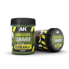 Имитация травы AK Interactive GRASS FLOCK 2MM SUMMER