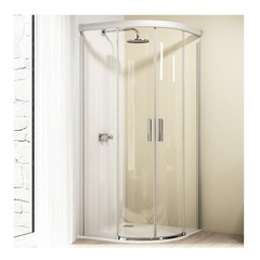 Huppe Design elegance 8E3015.087.321 Душевой уголок с раздвижными дверьми 90х120х190 см фото