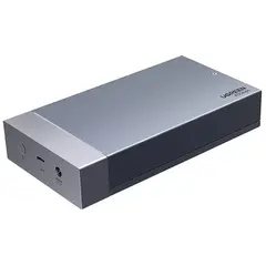Бокс внешний для SSD UGREEN CM847 (65733EU) USB4 2-Bay M.2 NVMe SSD Enclosure EU, серый космос
