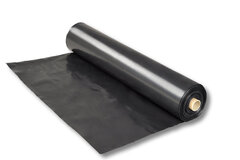 Пленка укрывная полиэтиленовая Silo Agro Elastic 150мкм, черная, длина 50м, ширина 18м