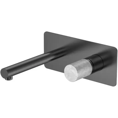 Boheme 125-GM-MR-GR Смеситель STICK из стены GUN METAL MRAMOR GREY