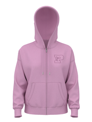 PINK ФЛИСОВЫЙ ХУДИ НА МОЛНИИ
