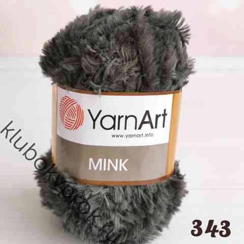 YARNART MINK 343, Темный хаки