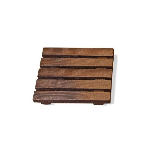 Decor Walther Wood 0925985 Мыльница, цвет: темный ясень