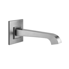 Gessi Mimi 31207#149 Излив настенный для ванны 181мм, для монтажа с удаленным управлением (не входит в комплект), цвет: Finox фото
