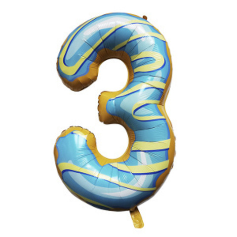 Цифра гелиевая 3 
