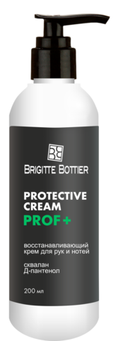 Brigitte Bottier Крем для рук и ногтей восстанавливающ Cream Prof+/ Сквалан, Д-пантенол/ 200мл