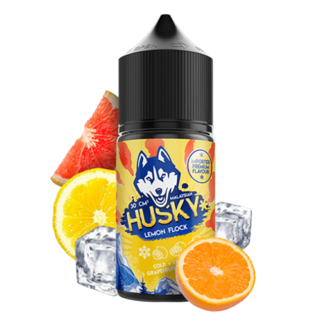 Жидкость HUSKY IMPORT MALAYSIAN SALT (20MG STRONG) 30 ml - Lemon Flock (Апельсин, грейпфрут и лимон)