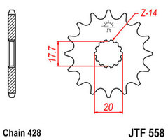 Звезда ведущая JTF558 13
