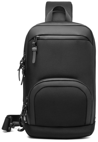 Картинка рюкзак однолямочный Ozuko 9516 Black - 14