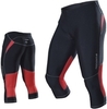 Капри Noname Capri o-tights 11 унисекс (black-red) - 1