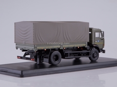 KAMAZ-43253 flatbed truck with awning dark-gray 1:43 Start Scale Models (SSM)