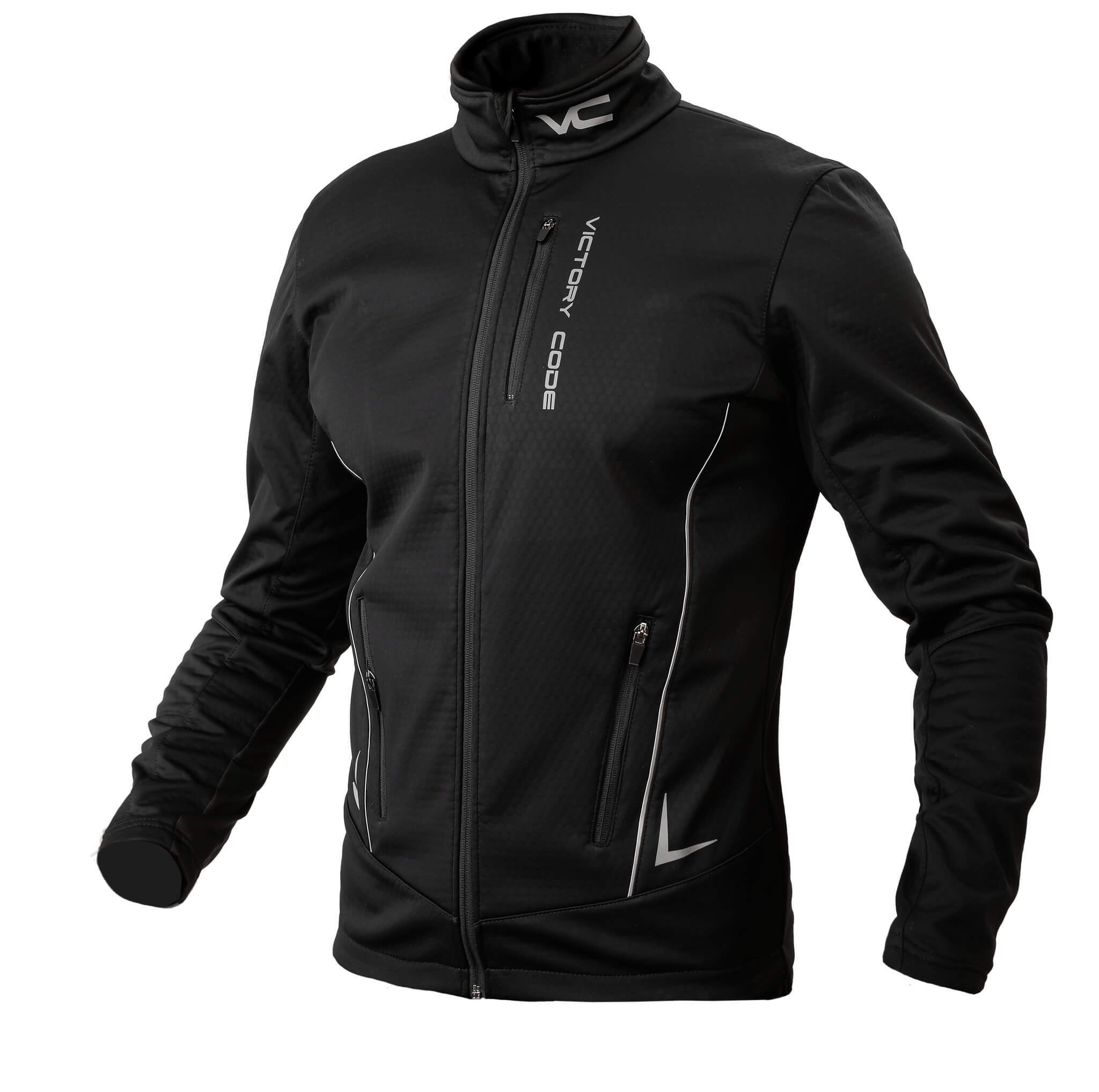 Разминочный лыжный костюм Victory Code Speed Cross унисекс black - 2