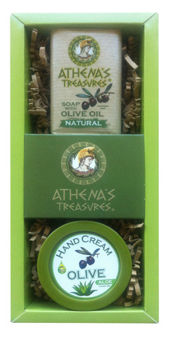 Подарочный набор крем для рук и мыло ATHENA'S TREASURES