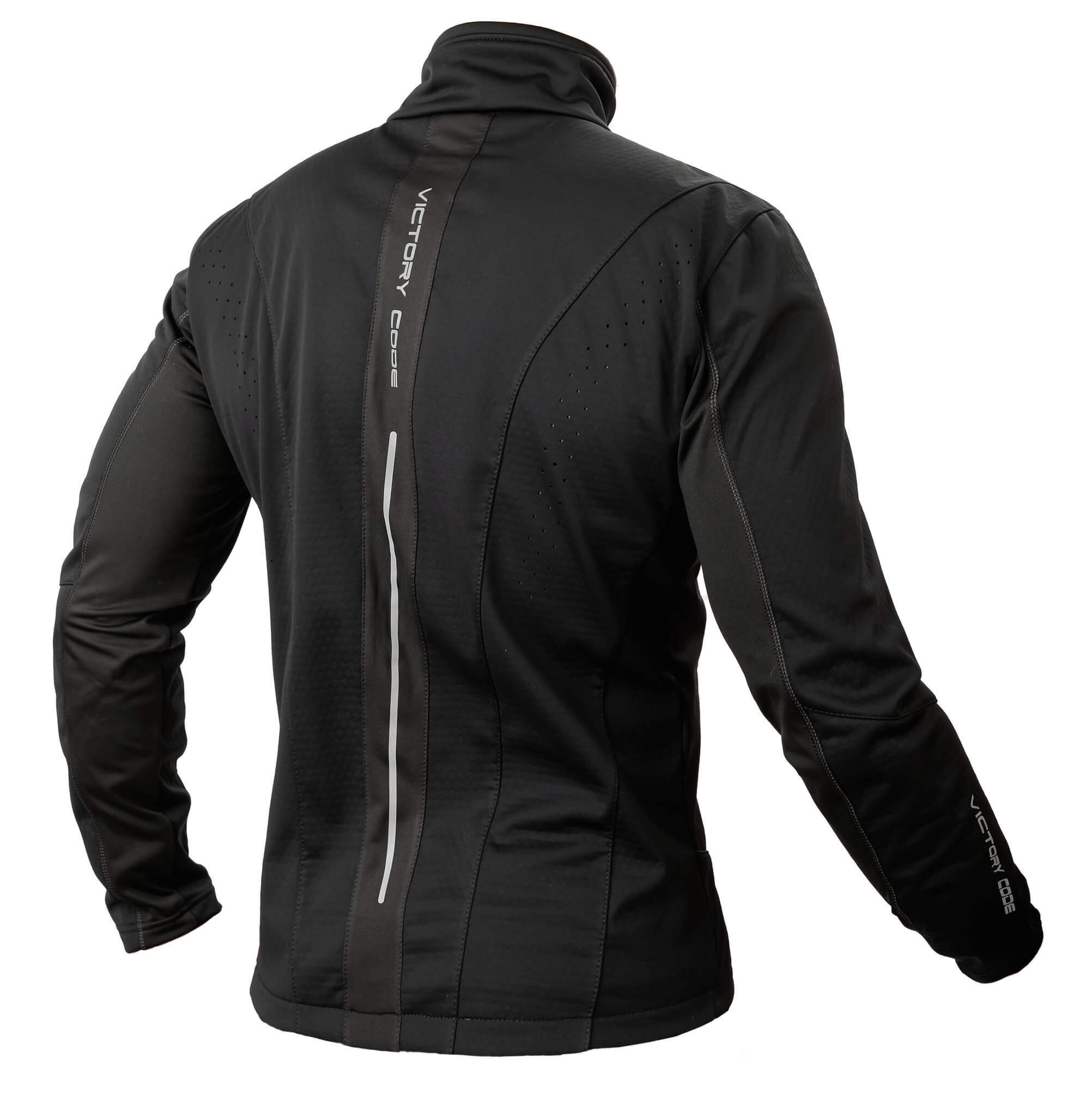 Разминочный лыжный костюм Victory Code Speed Cross унисекс black - 3