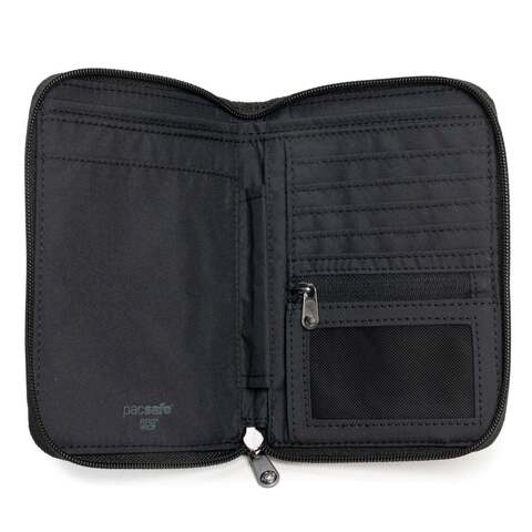 Картинка кошелек Pacsafe RFIDsafe travel organizer серый - 2
