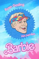 Металлический пин "Ryan Gosling in... Barbie"