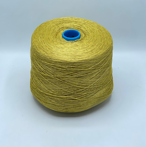 Бобинная пряжа, Frescolino, 500м, 100%Лен, Горчичный жмых, 39980