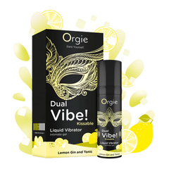 Orgie Жидкий вибратор Dual Vibe! Lemon Gin And Tonic