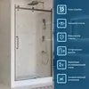 BelBagno MARINO-2-BF-1-130-C-GM Душевая дверь