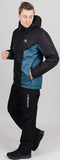 Утеплённая прогулочная куртка Nordski Base Deep Teal/Black мужская