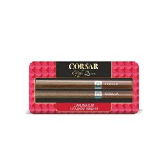 Сигариллы с/ф CORSAR of the QUEEN с ароматом Сладкой Вишни New, блистерная упаковка:2 шт.
