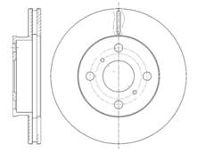 Диск тормозной вентилируемый G-brake  GR-20407