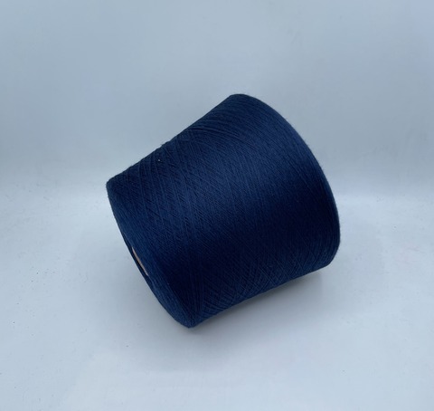 Zegna Baruffa (пр.Италия), art. Cashwool ,2/30 1500м/100гр. 100%меринос , цвет-Темно-синий меланж, арт-31685