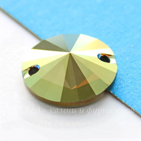 3200 Пришивные стразы Сваровски Crystal Iridescent Green (14 мм) ()