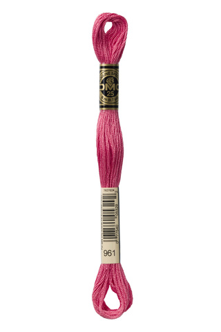 Нитки  DMC хлопок 961