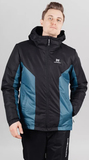 Утеплённая прогулочная куртка Nordski Base Deep Teal/Black мужская