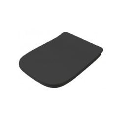 ArtCeram A16 ASA002 17 71 NERO MATT/CR Сиденье для унитаза с микролифтом, цвет: чёрный фото