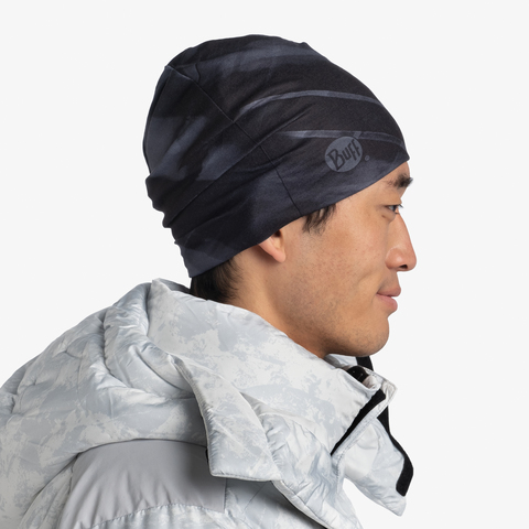 Картинка шапка-бини Buff Hat Microfiber Reversible Raft Black - 3
