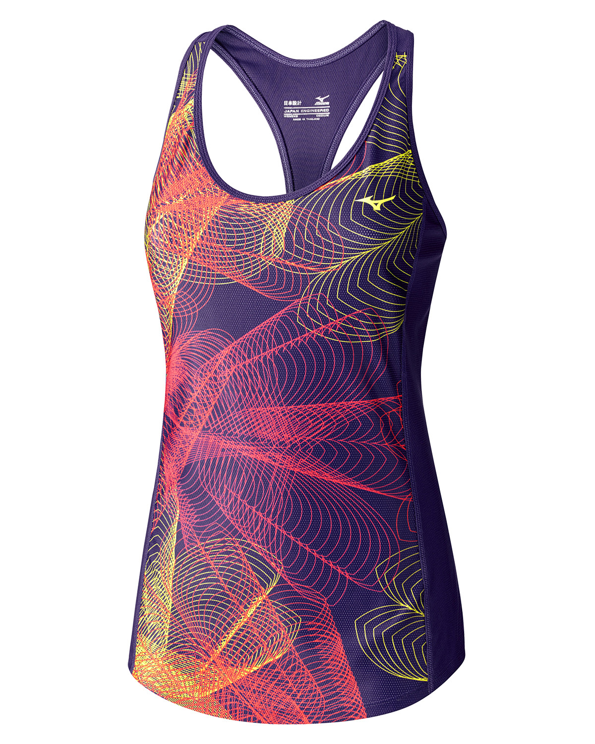 Майка женская Mizuno Multi Lotus Tank фиолетовая