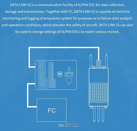 Модуль DATA LINK v2 для настройки ESC Alpha T-Motor