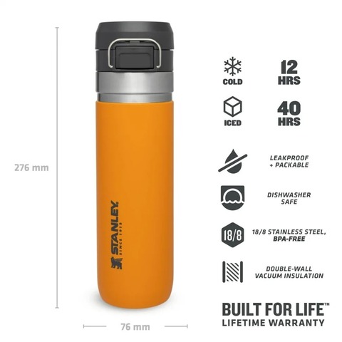 Картинка термос Stanley GO Quick Flip™ 0,71L шафрановый - 3