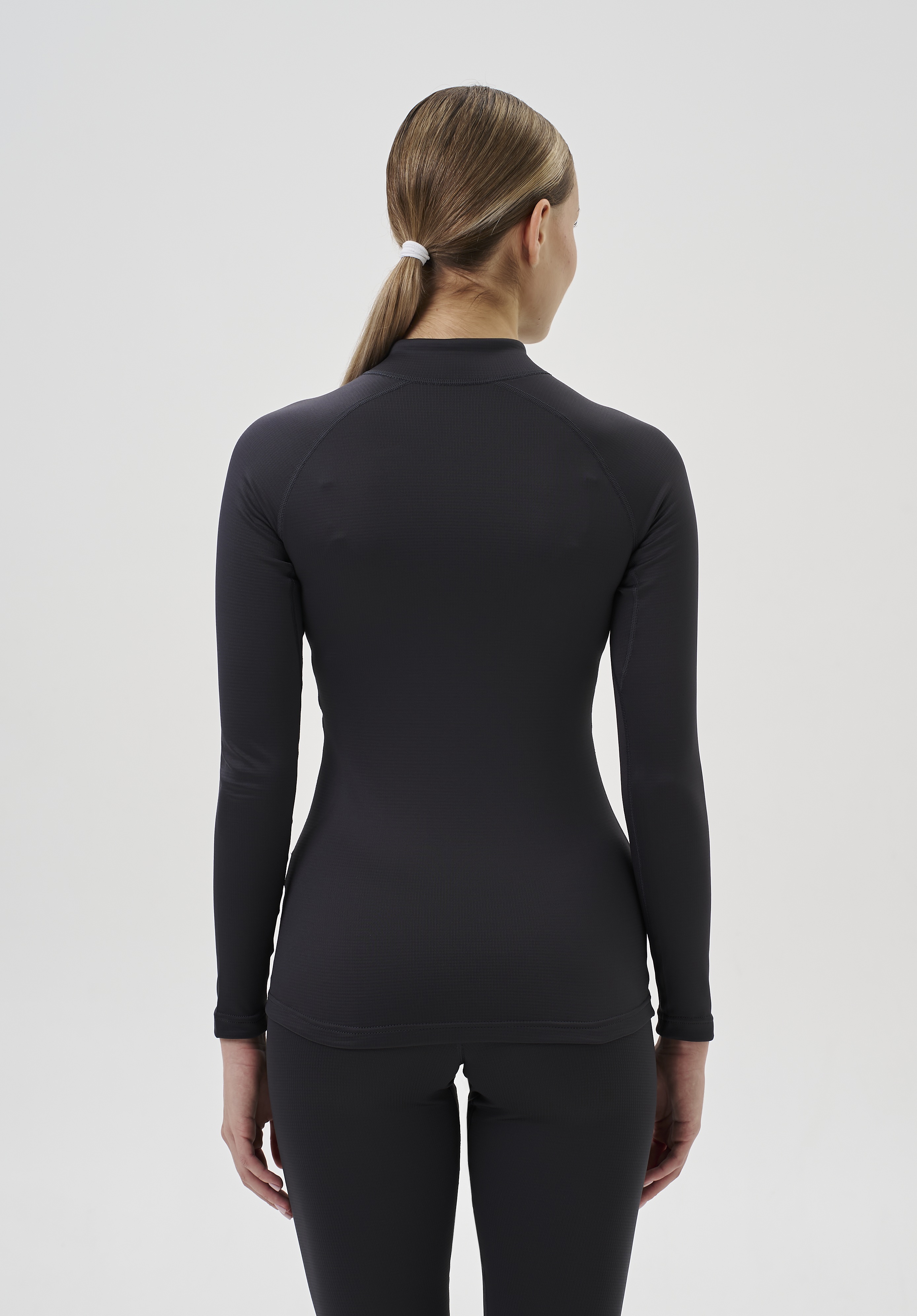 Женский спортивный термолонгслив Nordski Intense Half Zip grey - 6