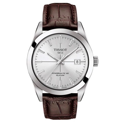 Наручные механические часы Tissot Gentleman Powermatic 80 Silicium T127.407.16.031.01