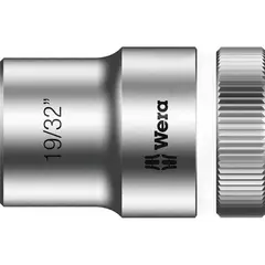 Торцовая головка Zyklop 1/2″ дюймовая 19/32" WERA 05003622001