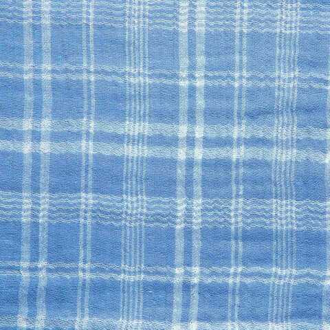 Ткань Mousseline Tartan лаванда Katia