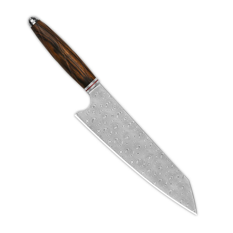 Кухонный нож QSP Kritsuke, сталь ламинированный дамаск, QS-KK-004B