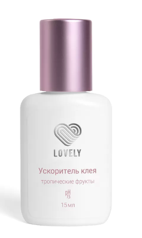 Ускоритель клея Lovely с ароматом тропических фруктов, 15мл