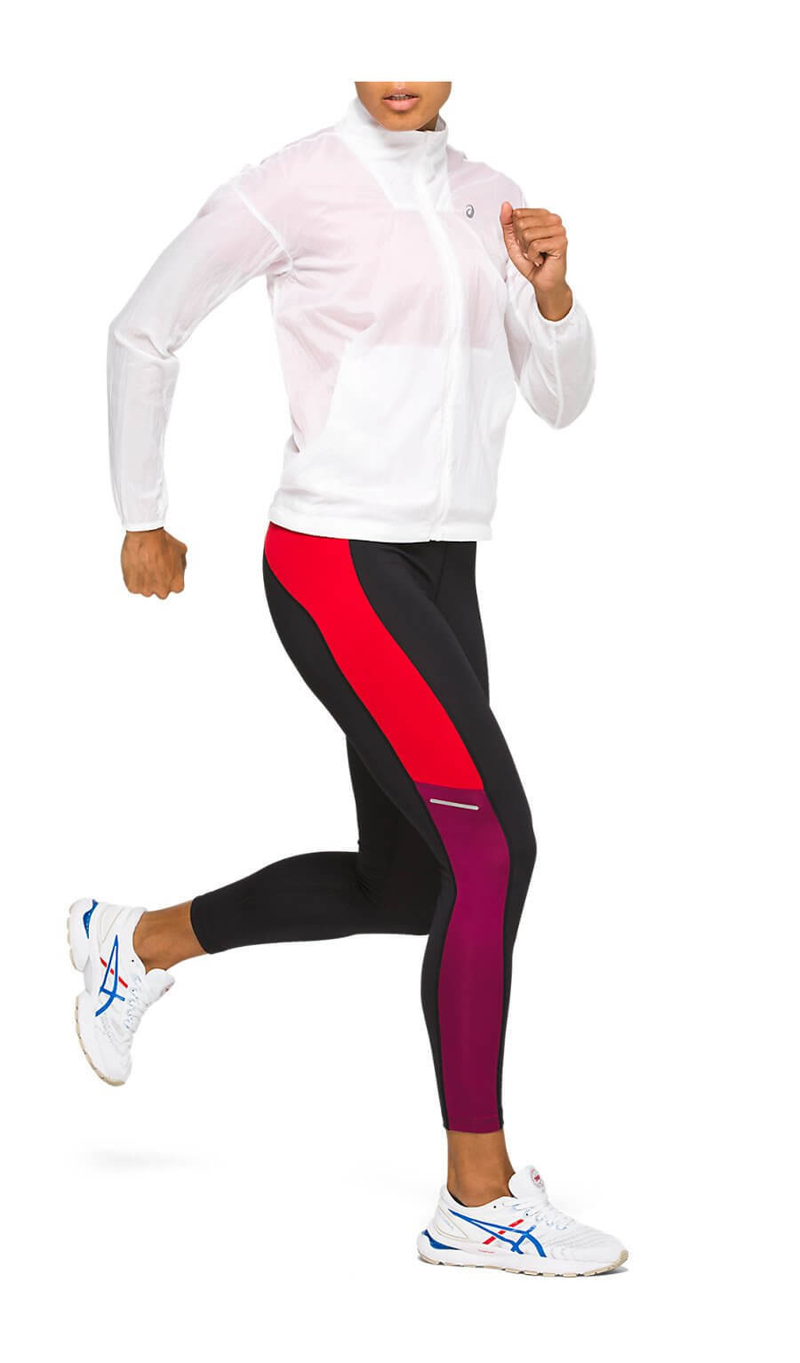 Asics Tokyo Jacket ветрозащитная куртка женская белая - 4