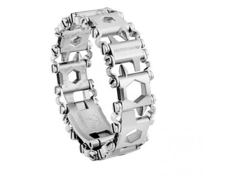Мультитул-браслет Leatherman Tread LT Stainless Steel, узкий, 29 функций (832431) | Multitool-Leatherman.Ru