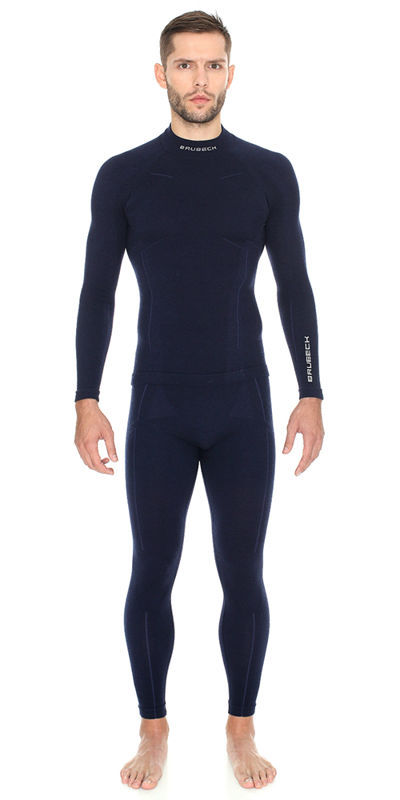 Brubeck Wool Merino мужской комплект термобелья синий - 2