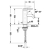 Duravit C11010002010 Смеситель для раковины однорычажный