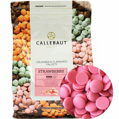 Шоколад Barry Callebaut розовый со вкусом клубники 50 гр