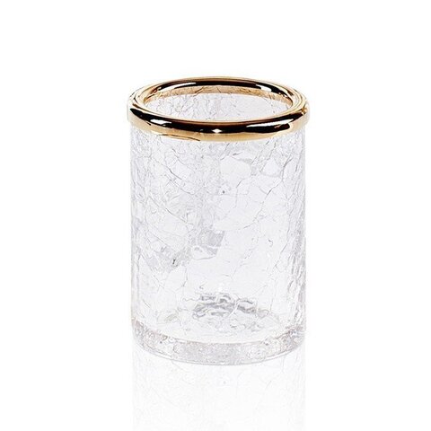 Decor Walther Crack 0933120 Стакан, цвет: золото