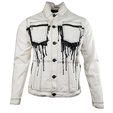 Куртка джинсовая DRIP JACKET WHITE The Saints Sinphony
